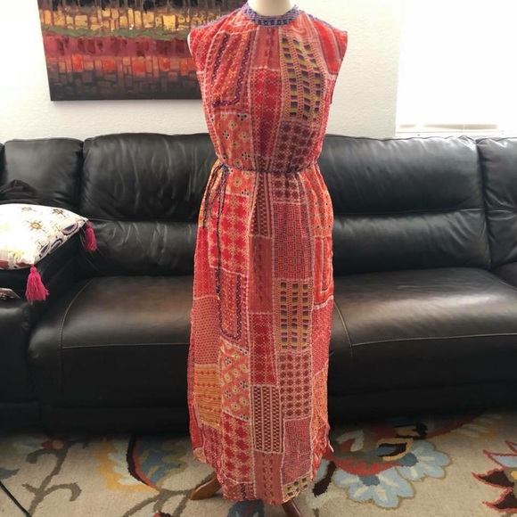 Patchworked Sol Dress by Tanvi Kedia, S - Picture 2 of 3